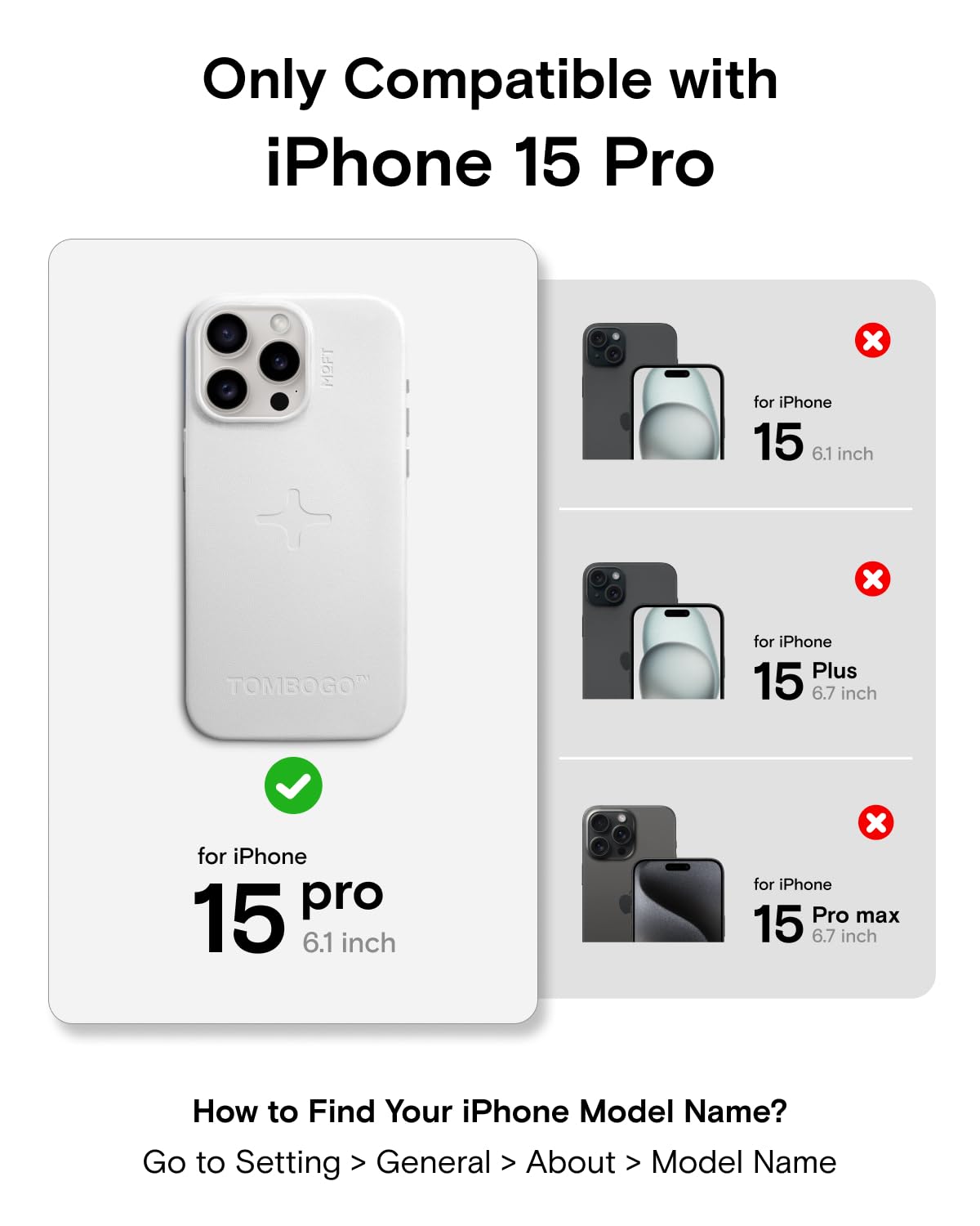 Amazon.com: MOFT X TOMBOGO Snap Case MOVAS for iPhone 15 Pro